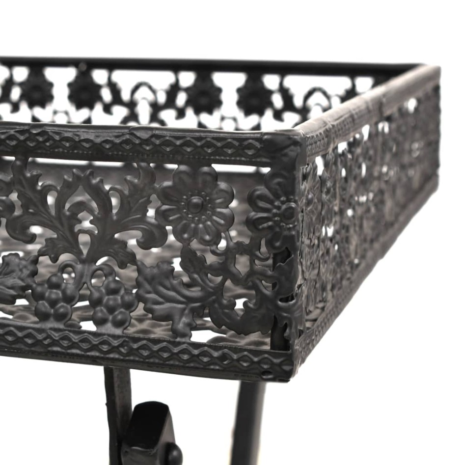Mesa de centro plegable estilo vintage metal 58x35x72 cm