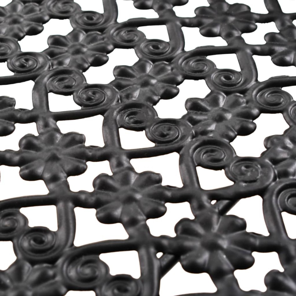 Mesa de centro plegable estilo vintage metal 58x35x72 cm