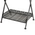 Mesa de centro plegable estilo vintage metal 58x35x72 cm