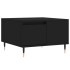 Mesa de centro madera contrachapada negro 55x55x36,5
