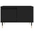Mesa de centro madera contrachapada negro 55x55x36,5