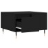 Mesa de centro madera contrachapada negro 55x55x36,5