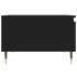 Mesa de centro madera contrachapada negro 55x55x36,5