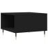 Mesa de centro madera contrachapada negro 55x55x36,5