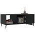 Mesa de centro madera contrachapada negro 102x50x40