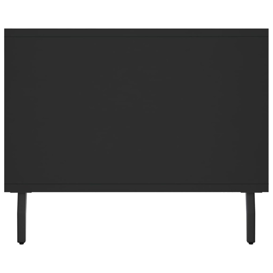 Mesa de centro madera contrachapada negro 102x50x40