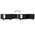 Mesa de centro madera contrachapada negro 102x50x40