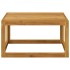 Mesa de centro de madera maciza de acacia 68x68x29
