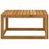 Mesa de centro de madera maciza de acacia 68x68x29