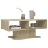 Mesa de centro madera contrachapada color roble