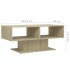Mesa de centro madera contrachapada color roble
