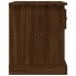 Mesitas de noche 2 uds madera roble marrón 39x39x47,5