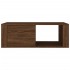 Mesa de centro madera contrachapada marrón roble 100x50,5x35
