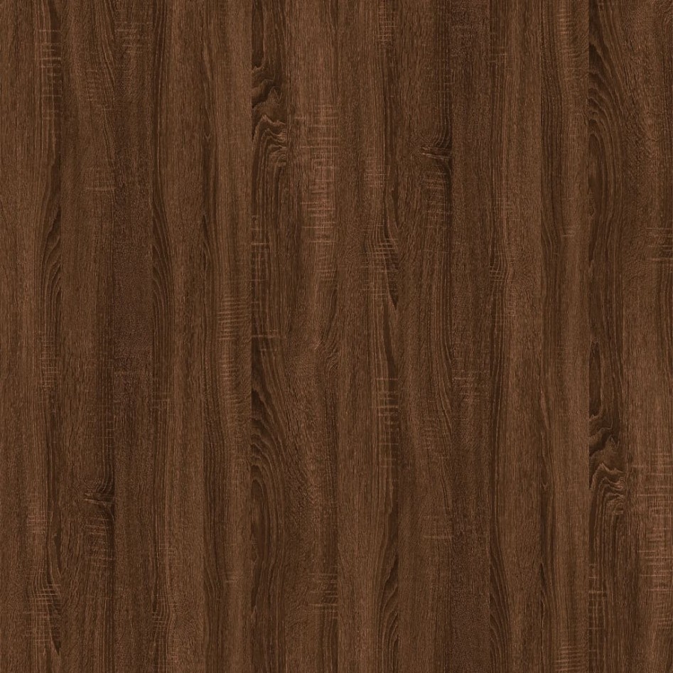 Mesa de centro madera contrachapada marrón roble 100x50,5x35