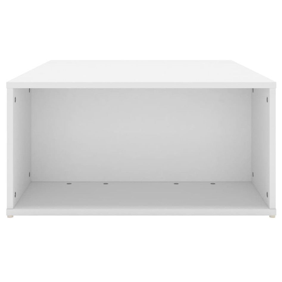Mesa de centro madera contrachapada blanco 90x67x33