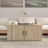 Mesa de centro madera contrachapada roble Sonoma 80x50x36