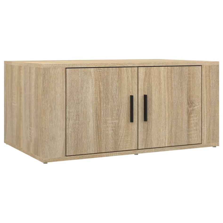 Mesa de centro madera contrachapada roble Sonoma 80x50x36