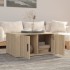 Mesa de centro madera contrachapada roble Sonoma 80x50x36