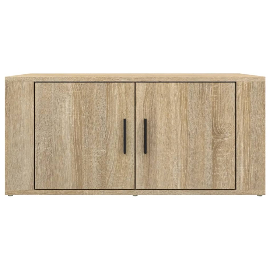 Mesa de centro madera contrachapada roble Sonoma 80x50x36
