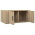 Mesa de centro madera contrachapada roble Sonoma 80x50x36