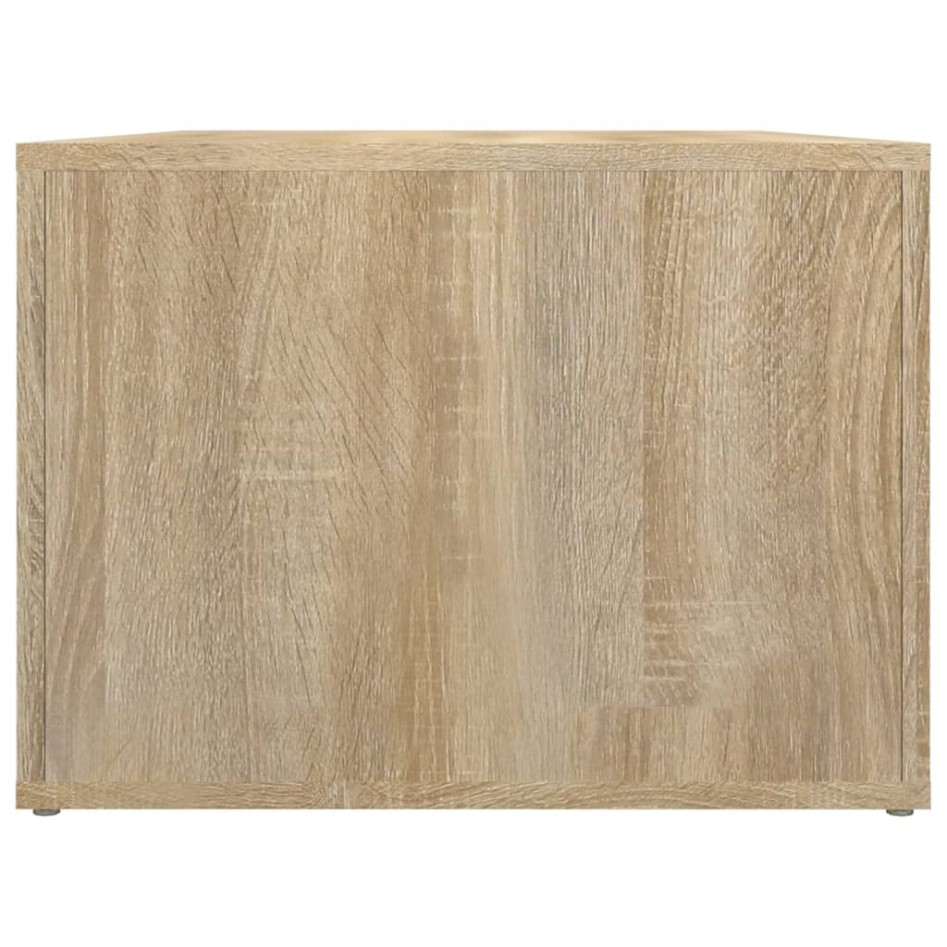 Mesa de centro madera contrachapada roble Sonoma 80x50x36