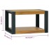 Armario de baño madera maciza de teca 60x45x35