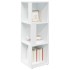 Mueble de esquina madera contrachapada blanco 33x33x100