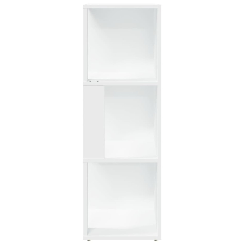 Mueble de esquina madera contrachapada blanco 33x33x100
