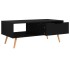 Mueble de TV madera de ingeniería negro 100x49,5x43