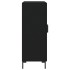 Aparador de madera de ingeniería negro 69,5x34x90
