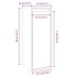 Armario de pared 2 uds madera maciza de pino blanco 30x30x80