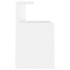 Mesitas de noche 2 uds madera contrachapada blanco 40x35x60
