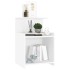 Mesitas de noche 2 uds madera contrachapada blanco 40x35x60