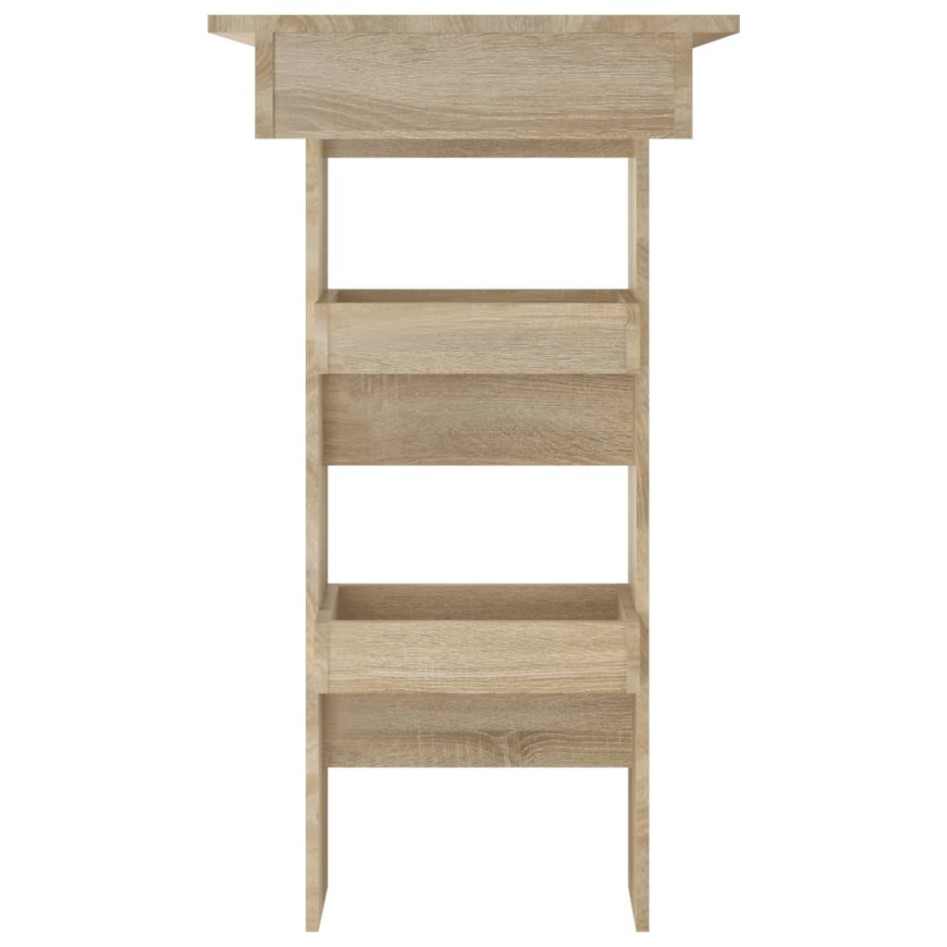 Mesa de bar de pared contrachapada roble Sonoma