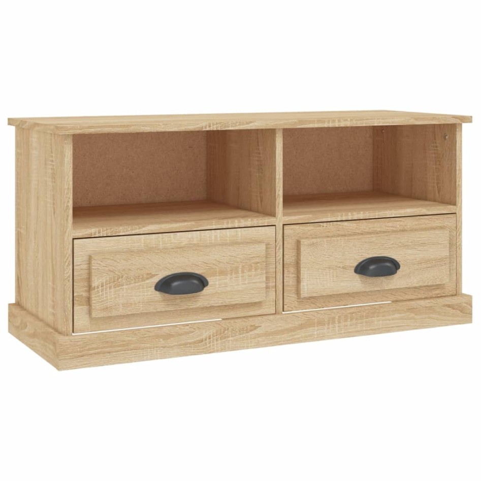 Mueble para TV madera contrachapada roble Sonoma 93x35,5x45