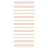Estructura de cama de madera maciza blanca 90x200
