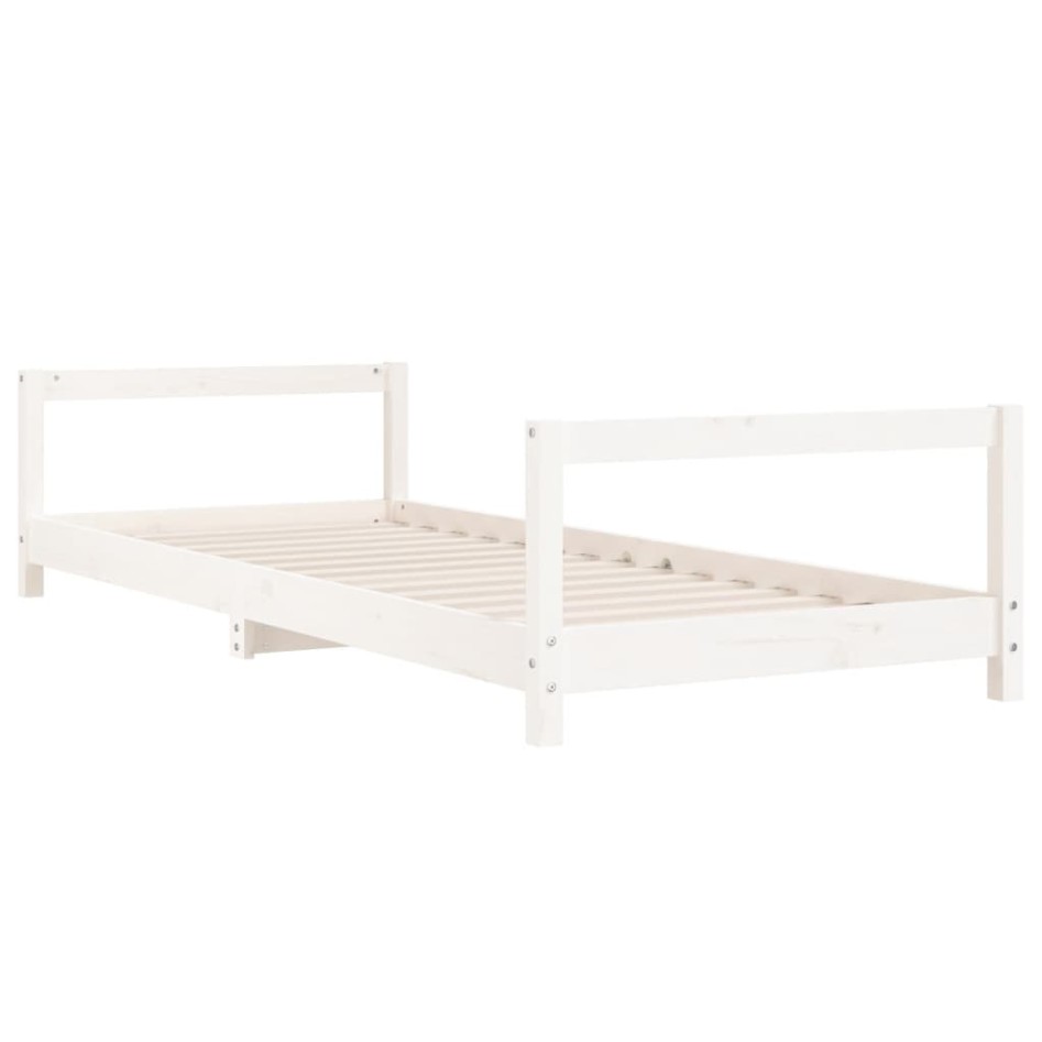 Estructura de cama para niños madera de pino blanco 80x200