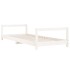 Estructura de cama para niños madera de pino blanco 80x200