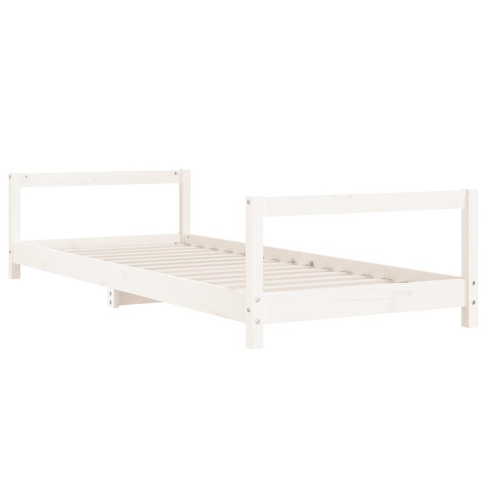 Estructura de cama para niños madera de pino blanco 80x200