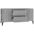 Mueble de TV madera contrachapada gris Sonoma 102x44,5x50