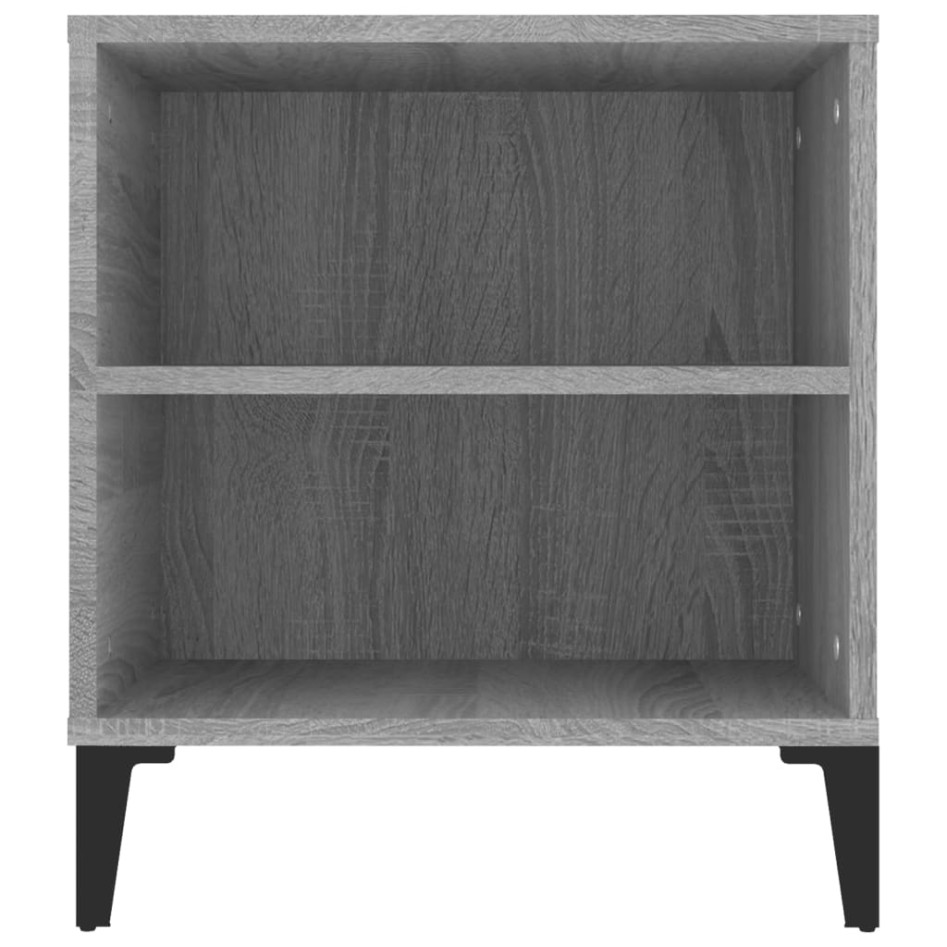 Mueble de TV madera contrachapada gris Sonoma 102x44,5x50