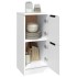Aparadores 2 uds madera contrachapada blanco 30x30x70
