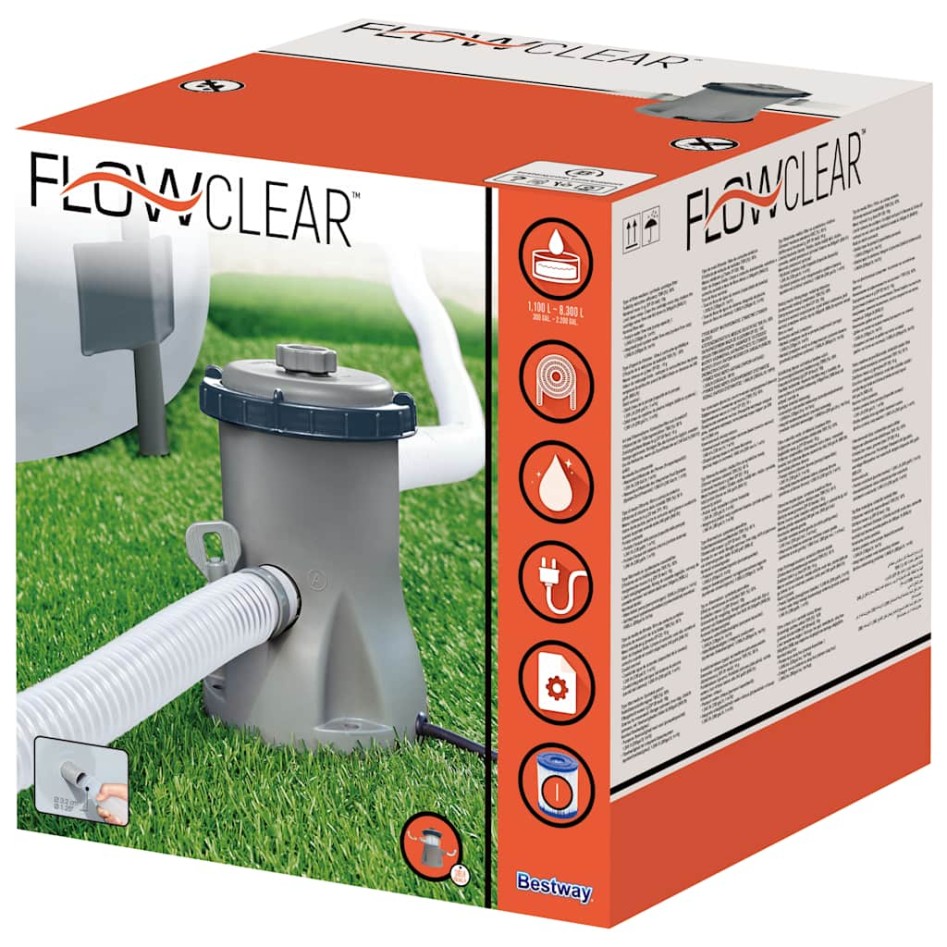 Bestway Bomba de filtro de piscina Flowclear 330