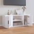 Mueble para TV madera contrachapada blanco 100x35x40