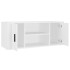 Mueble para TV madera contrachapada blanco 100x35x40