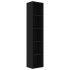 Estantería madera contrachapada negro 40x30x189