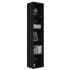 Estantería madera contrachapada negro 40x30x189