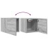Muebles para TV de pared 4 uds gris Sonoma 30,5x30x30
