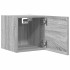 Muebles para TV de pared 4 uds gris Sonoma 30,5x30x30