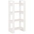 Estantería/divisor espacios madera maciza blanco 60x35x125